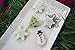 R&M International Mini Snowfall Cookie Cutters, Snowman, Tree, 3 Snowflakes, 5-Piece Set