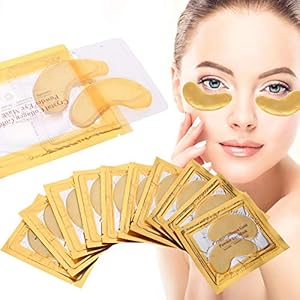 Gold-Collagen-Eye-Mask-Remove-Dark-Circle-Eye-Bag-Anti-aging-Eye-Care-Patches Eye Mask, Remove Dark Circle Eye Bag Anti-aging Eye Care Patches,Anti Wrinkle Treatment,Under Eye Gel Pads,Eye Mask for…