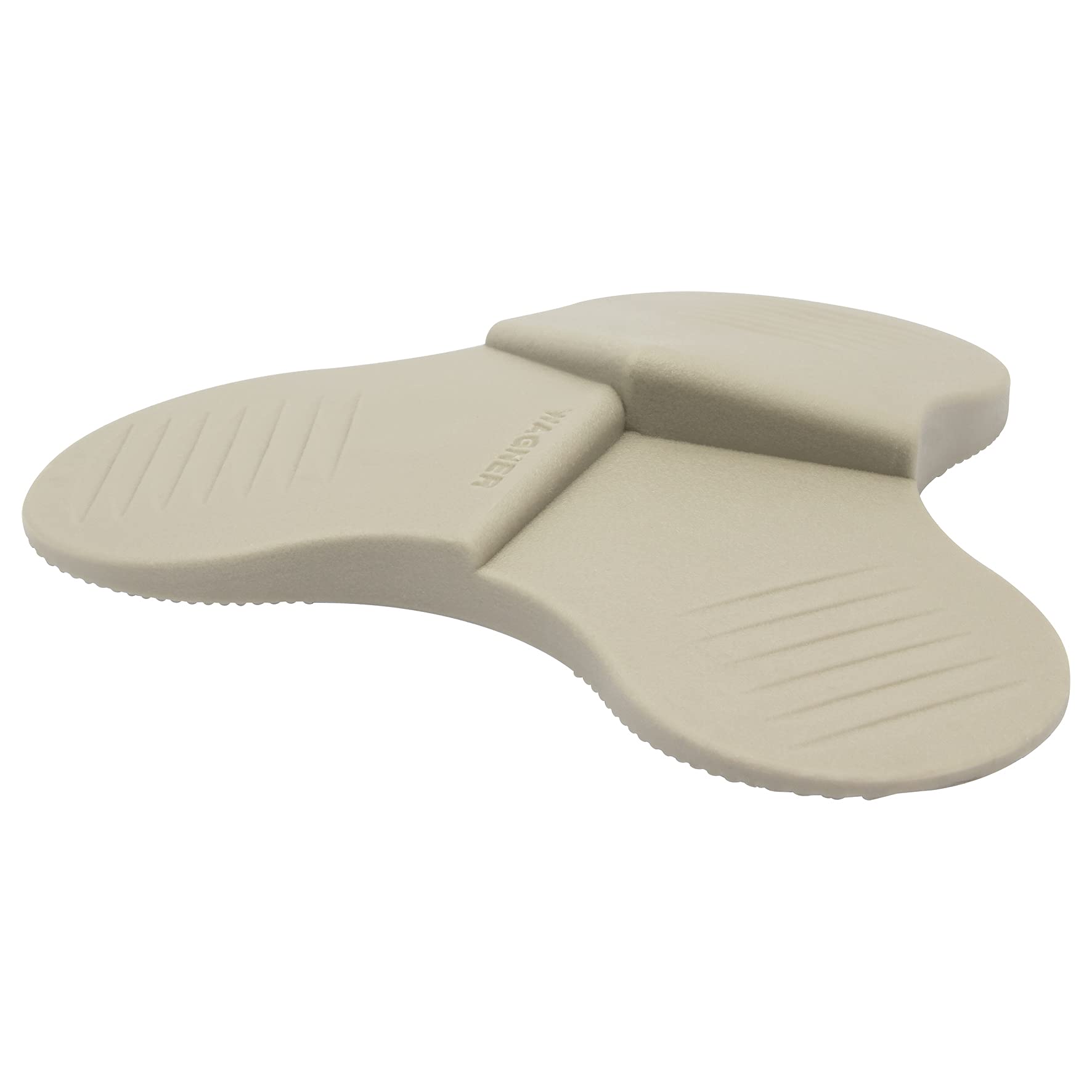 Wagner Door Wedge/Doorstop 3STOP Color - Ø 108 x 19 mm, Brown Design Wedge Made of high Class Synthetics, to be Pushed Underneath Doors, with 3 Different Wedge Heights - 15698401