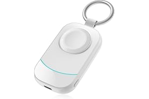 Mini Wireless Charger for Apple Watch - zikker 2500mAh Portable Travel Battery for iWatch Series Nike/10/9/8/UItra 3/7/6/5/4/