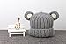 Jon Senkwok Cable Knit Hats For Kids Baby Boy Girl Soft Warm Bear Animal Beanie Hat (Grey)