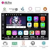 ATOTO A6 Pro A6Y2721PRB 2DIN Android Car Navigation Stereo - Dual Bluetooth w/aptX - Fast Phone Charge/Ultra Preamplifier - in Dash Entertainment Multimedia Radio,WiFi,Support 256G SD &More