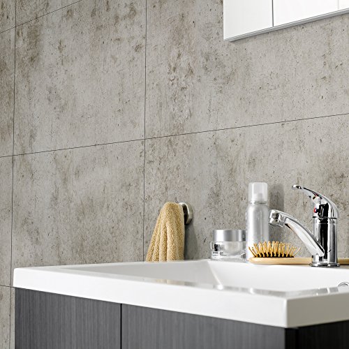 Interlocking Vinyl Wall Tile by Dumawall Waterproof, Durable 25.59 in