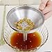 Joyfor Stainless Steel Funnel with Removable Detachable Strainer/Filter for Cooking,Flask Funnels for Essential Oils & Flask-Filling