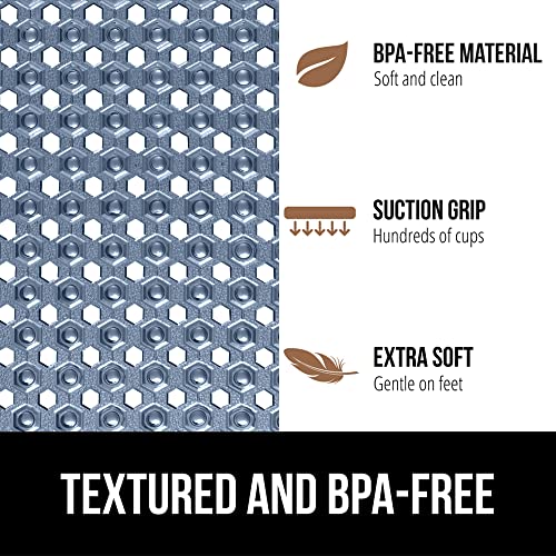 The Original Gorilla Grip Patented Shower and Bathtub Mat, 35x16, Long