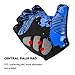 ZOOKKI Cycling Gloves Mountain Bike Gloves Road Racing Bicycle Gloves Light Silicone Gel Pad Riding Gloves Half Finger Biking Gloves Men/Women Work Gloves