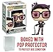 Funko Pop! Heroes: DC Bombshells - Catwoman Black Outfit Vinyl Figure (Bundled with Pop BOX PROTECTOR CASE)