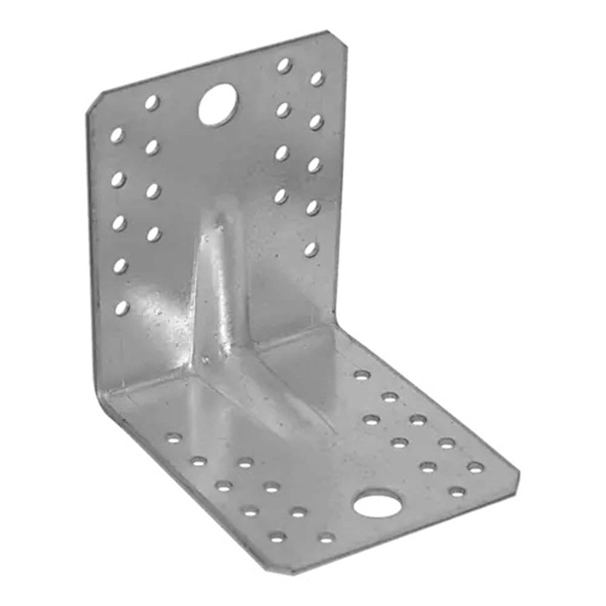 105mm x 105mm x 90mm x 1.5mm Galvanised Heavy Duty with Reinforcment Angle Brackets for Wood Timber Steel Zinc Plated Steel KPS2 (Pack of 20) L13ABC