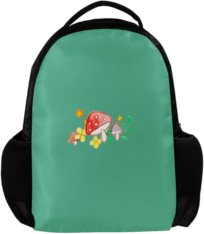 Little Mushrooms Backpack Lightweight Large Capacity MultiPocket