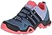 adidas Outdoor Women's Ax2 Hiking Shoe, Prism Blue/Black/Super Blush, 9 M US