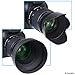 CAMKIX Camera Lens Hoods - Rubber (Collapsible) + Tulip Flower - Set of 2 - Sun Shade/Shield - Reduces Lens Flare and Glare - Blocks Excess Sunlight for Enhanced Photography and Video Footage