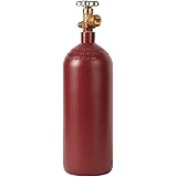 New 20 cu ft Steel Nitrogen Cylinder with CGA580 Valve