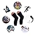 Laxuri R700 Crashproof Basketball Kids Adult Knee Pads with Breathable Compression Honeycomb Pads Support, (1 Pair) Leg Knee Long Sleeve Protector Gear