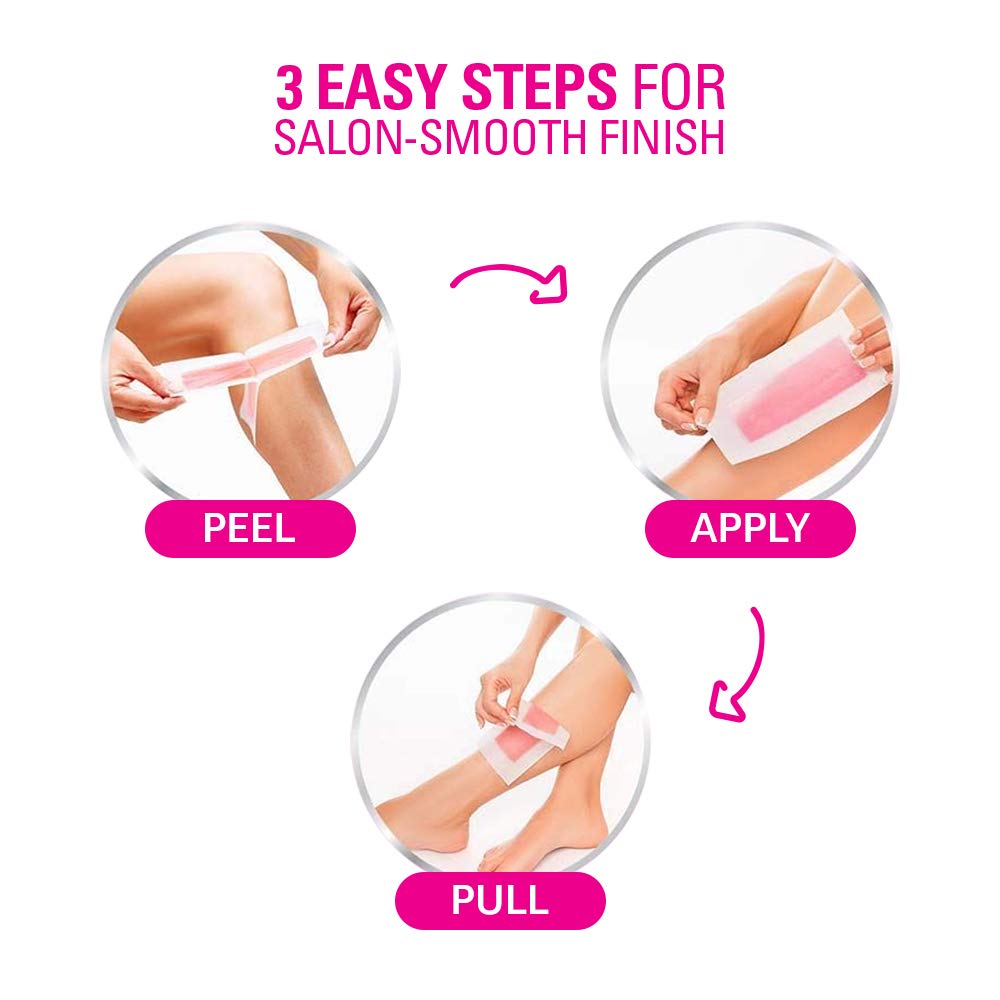 Veet Full Body Waxing Kit - Sensitive Skin (Pack of 20 Wax Strips)