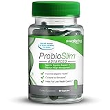 ProbioSlim Advanced Probiotics + Weight Loss, Burn Fat and Lose Weight, Non-Stimulant, Reduce Gas, Bloating, and Constipation, SmartBiotics, 30 Count