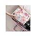 Portable Hanging Travel Cosmetic Bag - Mr.Pro Waterproof Organizer Travel Makeup Toiletry Bag for Women/Men, Shaving Kit with Hanging Hook for vacation (White Flower)