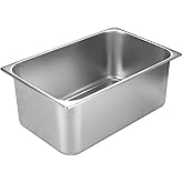 Ice Buckets for Parties,Wine Beer Champagne Bucket,Stainless Steel Ice Bin for Freezer (large)