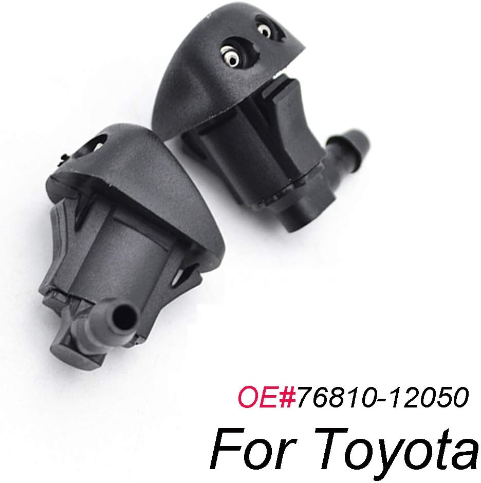 XUKEY 2Pcs Windshield Windscreen Washer Jet Nozzles Set For