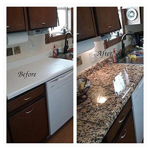 Ez Faux Decor Instant Venetian Gold Santa Cecilia Marble Granite