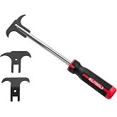 BILITOOLS Oil &amp; Grease Seal Puller, Oil Seal Removal Tool Kit | Seal Puller with 2 Interchangeable Heads for Axle, Wheel, Pinion, Camshaft, Crankshaft and Rear Main Seals