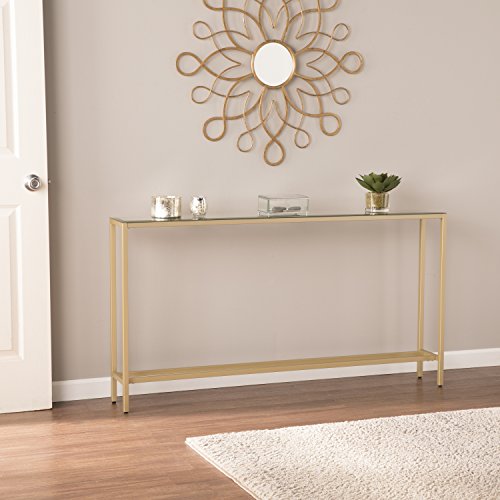 Furniture HotSpot - Metal Skinny Console Table (56x30) - Thumbnail 7