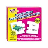 Trend Enterprises Around The Home Picture Words/Palabras Fun-to-Know Puzzles (48 Piece)