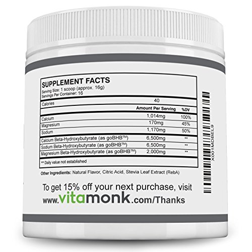 Ketosene™ Exogenous Ketones Powder Supplement by VitaMonk™ Get Into