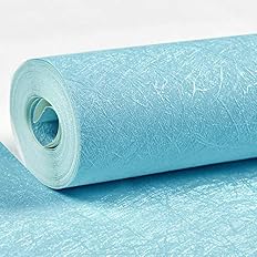 MelunMer Blue Peel and Stick Wallpaper Silk Embossed Self Adhesive Removable Wallpaper Blue Wallpaper Stick and Peel Blue Pap