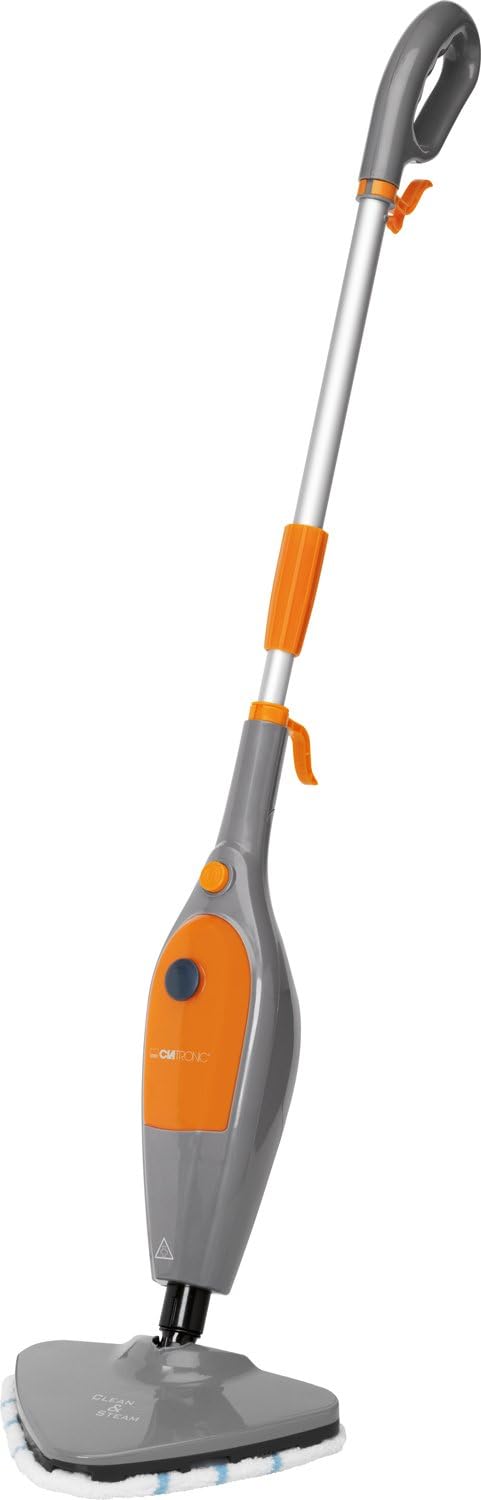 Clatronic DR 3539 Dampfmop, Orange, Grau