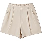 LJYCTTMJLFJY Womens Shorts Dressy Casual Summer 2025 Women's Shorts with Button Detail