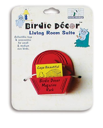 Prevue Hendryx Birdie Decor Magazine Rack Bird Toy