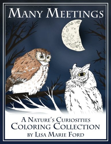 Many Meetings: A Nature's Curiosities Coloring Collection (Color Pics By Lis) (Volume 1)