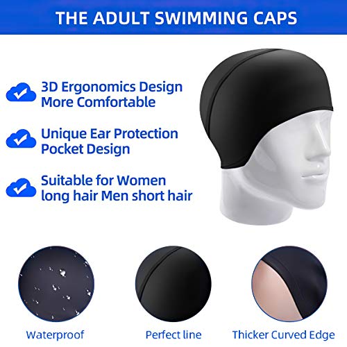 YASEN Professional Swim Goggles for Adults, Uv Protection Swimming Goggles, Anti Fog Swimming Goggles for Men