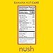 Low Carb Snack Cakes by Nush Foods - Banana Nut Flavor (10 Cakes) - Nush Keto Cakes are Made from Flax, Grain Free, Paleo Diet Friendly, Diabetic Friendly Snacks, Low Sugar
