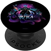 Disney Villains Ursula 90s Rock Band Neon PopSockets Adhesive PopGrip