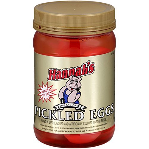 Hannah's Ready To Eat Pickled Eggs Quart Jar Grocery
