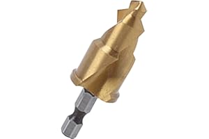 High-Speed Steel Bit - Heavy Duty Hexagon Shank Conduit Reamer Bits - PVC Pipe Reamer Drill Bit for Metal, Wood, Copper, Alum