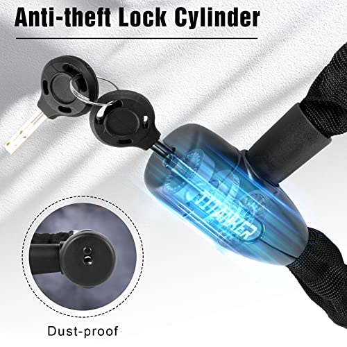 Titanker Bike Chain Lock, Security AntiTheft Bike Lock Chain Bicycle