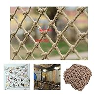 Child Fall Protection Safety Net Child Safety Net Decoration Safety Fence Climbing Woven Rope Cargo Trailer Net Decoration Net, Used for Railing Stairs Playground Children