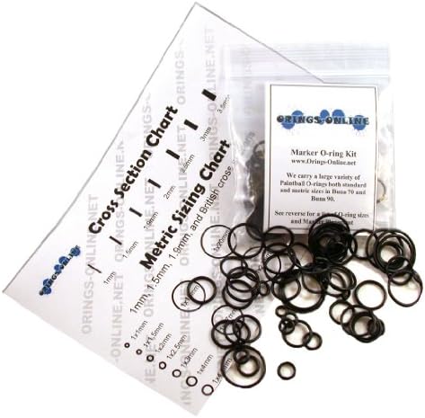 Spyder Electra DX Paintball Marker O-Ring Kit (2X or 4X Rebuilds)