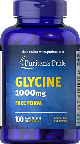 Puritan's Pride Glycine 1000 mg-100 Capsules Puritan's Pride Glycine 1000 mg-100 Capsules
