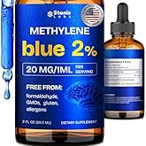 Supreme Methylene Blue Drops 2% (USP Grade) | Brain Supplements For Memory and Focus Fuel | 3rd Party Tested & Ultra High Purity | USA Made Methylene Blue For Humans - 60 Servings, 2 FL.OZ, 1 Pack