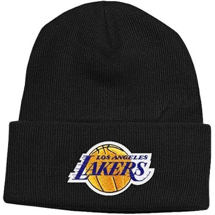 lakers beanie hat