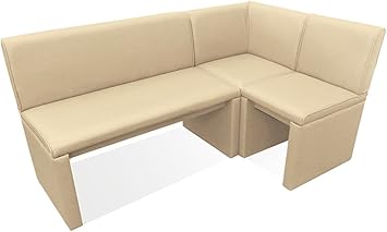 Sam Esszimmer Eckbank Family Cruse Cremefarben 220 X 140 Cm Zweite Seite Wahlweise 120 160 180 200 220 240 260 Links Und Rechts Aufbaubar Flexibel Montierbar Drei Einzelteile Amazon De Kuche Haushalt