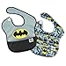 Bumkins DC Comics Waterproof SuperBib 2 Pack, Batman Icon (6-24 Months)