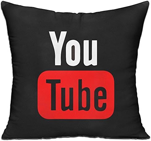 You Tube Square Decorative Throw Pillows(18" X 18")