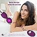 Kegel Exercise Weights - Kegel Balls Ben Wa Balls for Women Beginners & Advanced - Doctor Recommended Bladder Control & Pelvic Floor Exercises (Purple)