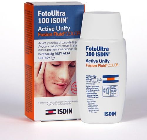 FOTO ULTRA ISDIN ULTRA FUSION FLUID COLOR SPF100+ 50 ml ACTIVE UNIFY fotoultra