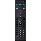XRT136 Replace Remote Control fit for VIZIO Smart TV D50x-G9 D65x-G4 | D55x-G1 D40f-G9 D43f-F1 D70-F3 V505-G9 D32h-F1 D24h-G9 E70-F3 D43-F1 V705-G3 P75-F1 D55x-G1 V405-G9 E75-F2 D32f-F1 D24f-F1