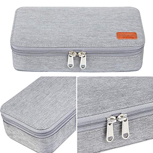 Pen Pencil Case with Double Zippers Big Capacity Pencil Pouch Durable Stationery for School Office Travel